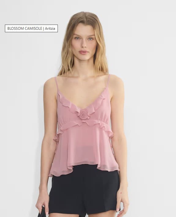 Sunny Blossom Camisole - PINK